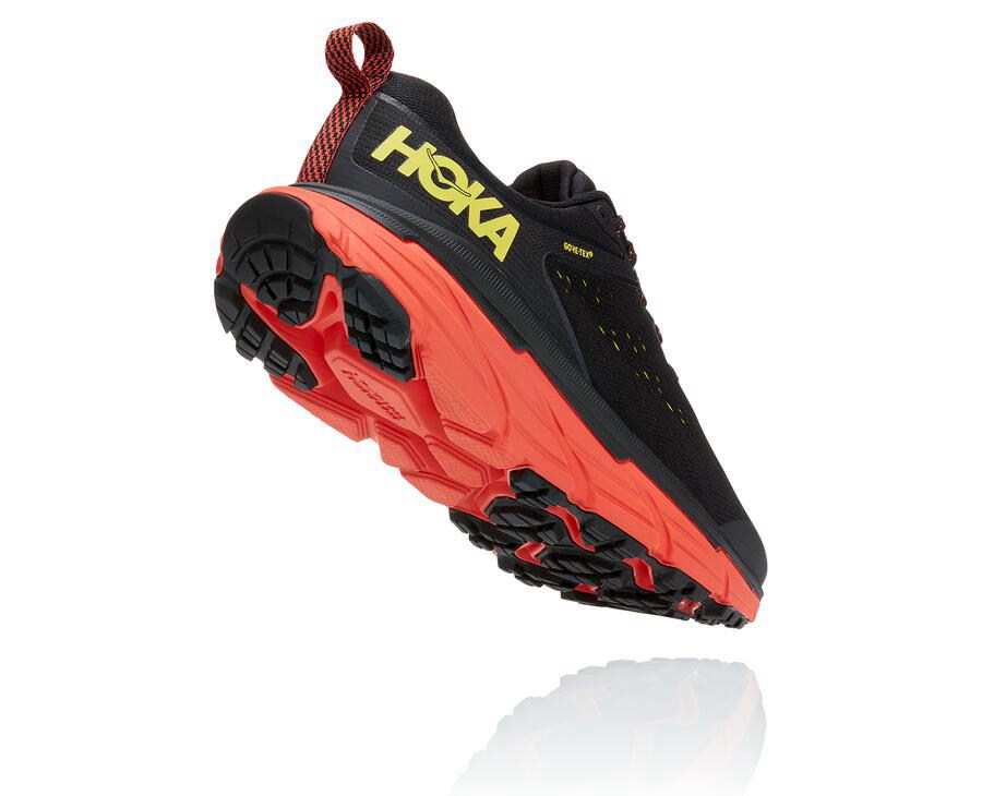 Hoka One One Spor Ayakkabı Erkek Siyah/Kırmızı - Challenger Atr 6 Gore-Tex - ZR0386742